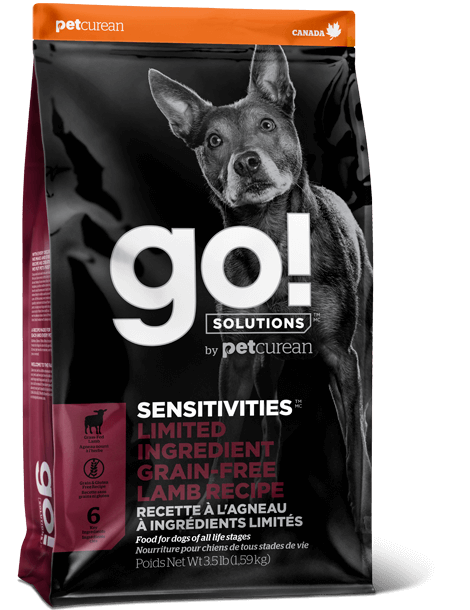 Go! Solutions Premium Dog Food | Sensitivities Limited Ingredient Grain-free Formula | Lamb Recipe 🇨🇦