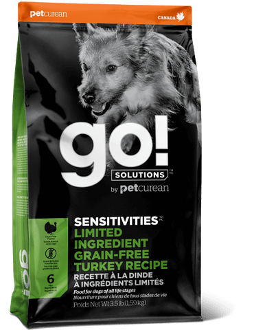 Go! Premium Dog Food | Sensitivity & Shine Limited Ingredient Grain-Free Formula | Turkey Recipe