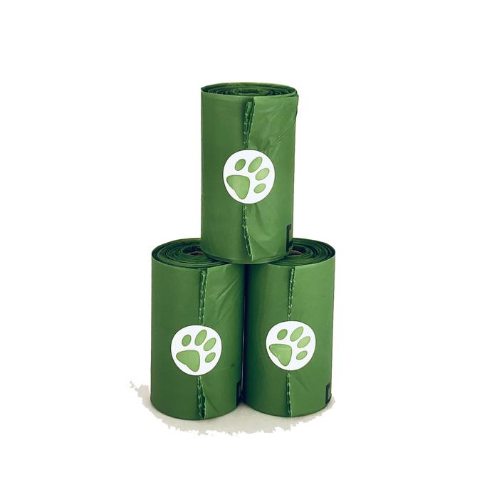 Pawsitive Solutions Compostable Poop Bags | Box of 8 rolls (120 Bags)