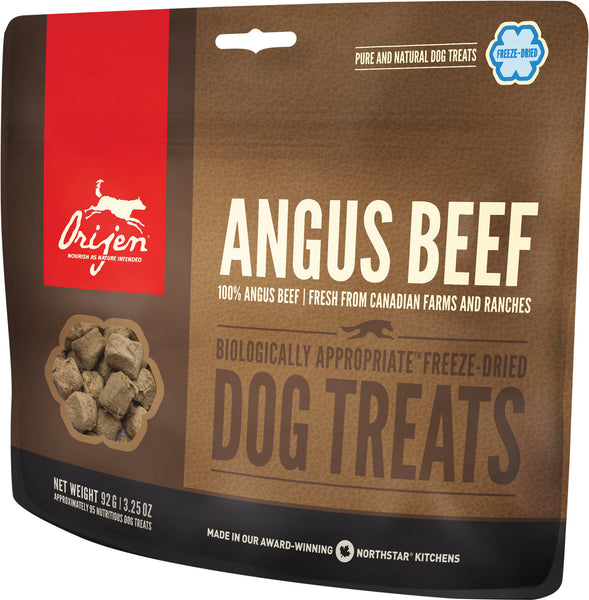 Orijen Freeze-Dried Premium Dog Treats | Ranch-Raised Beef | 92g Pouch