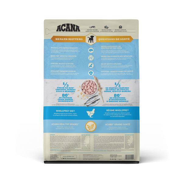 Acana Premium Puppy Food | Healthy Grains Formula