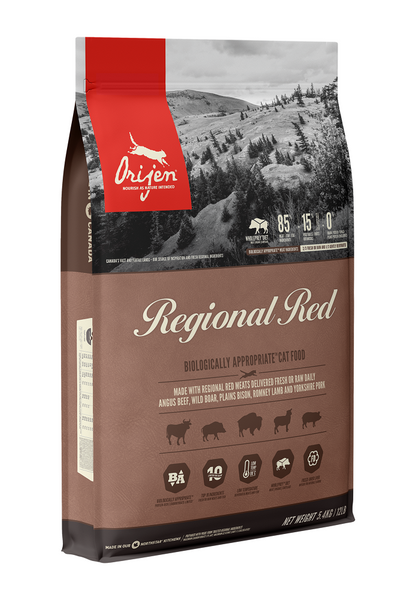 Orijen Premium Cat Food | Regional Red Grain-Free Formula