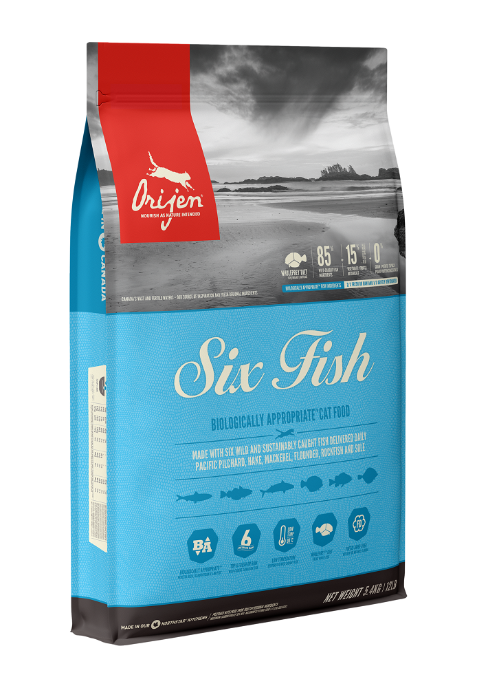 Orijen Premium Cat Food | Six Fish Grain-Free Formula 🇨🇦
