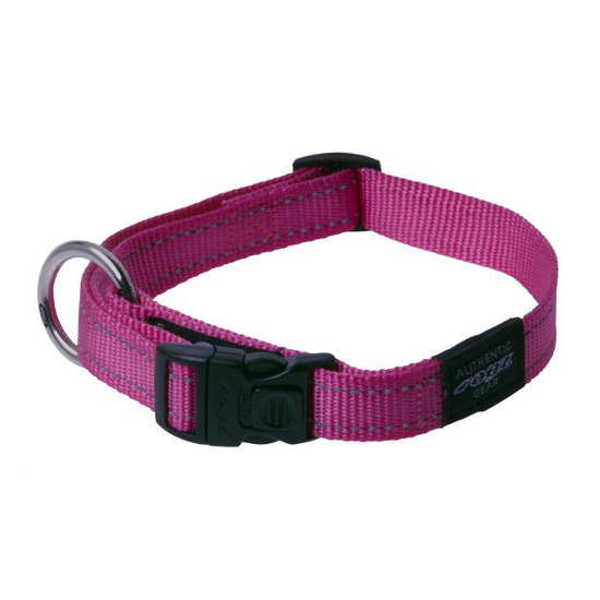 Rogz Classic Dog Collar | Reflective Stitching