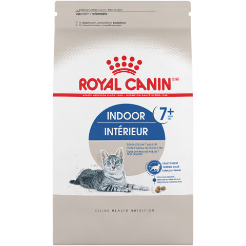 Royal Canin Premium Cat Food | Indoor Adult 7+ Formula | 13 lb Bag