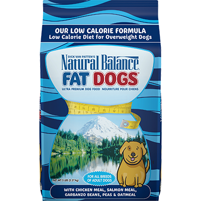 Natural Balance Premium Dog Food | Fat Dogs Low-Calorie Formula | 28 lb bag