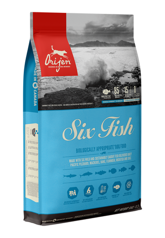 Orijen Premium Dog Food | Six Fish Grain-Free Formula