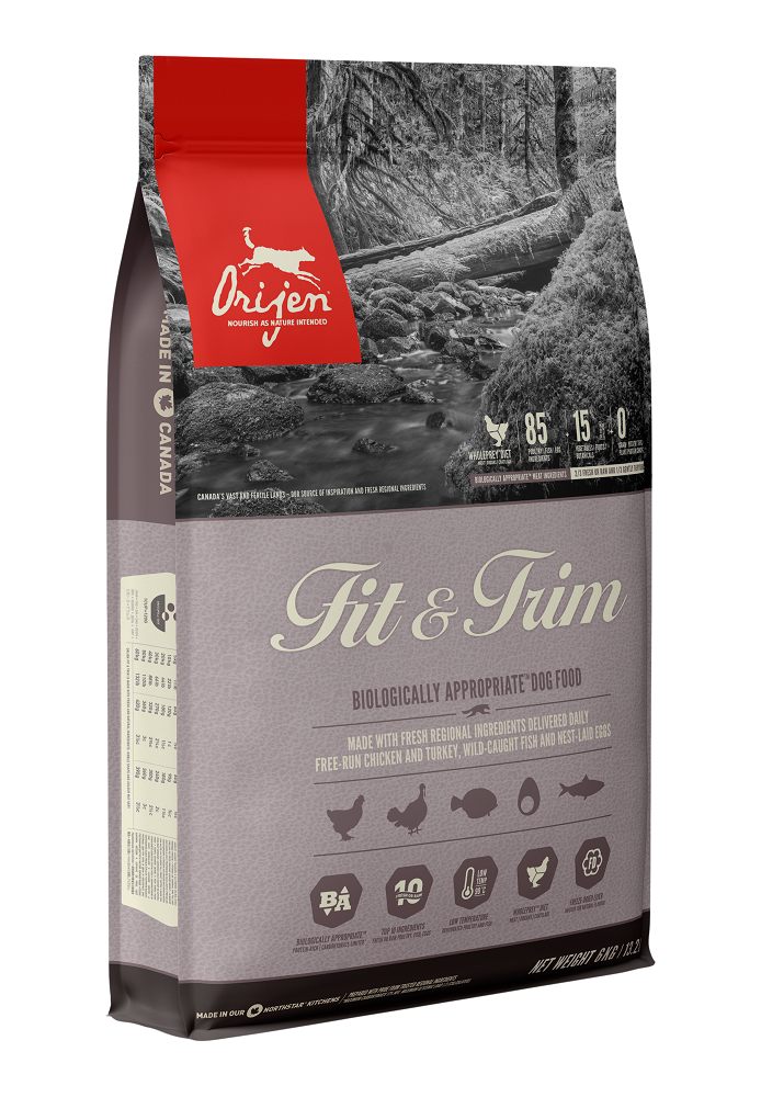 Orijen Premium Dog Food | Fit & Trim Grain-Free Formula | 11.4 kg Bag