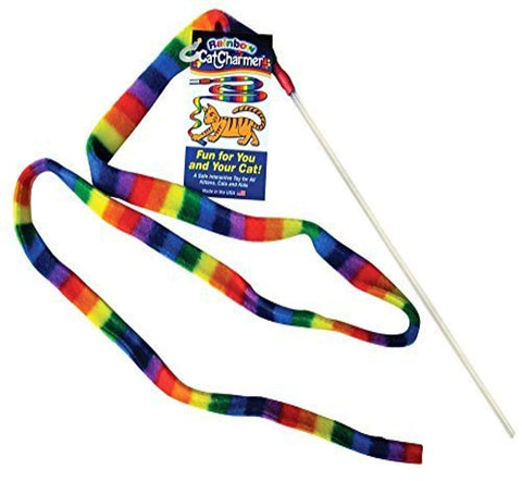 Rainbow Cat Charmer Cat Toy