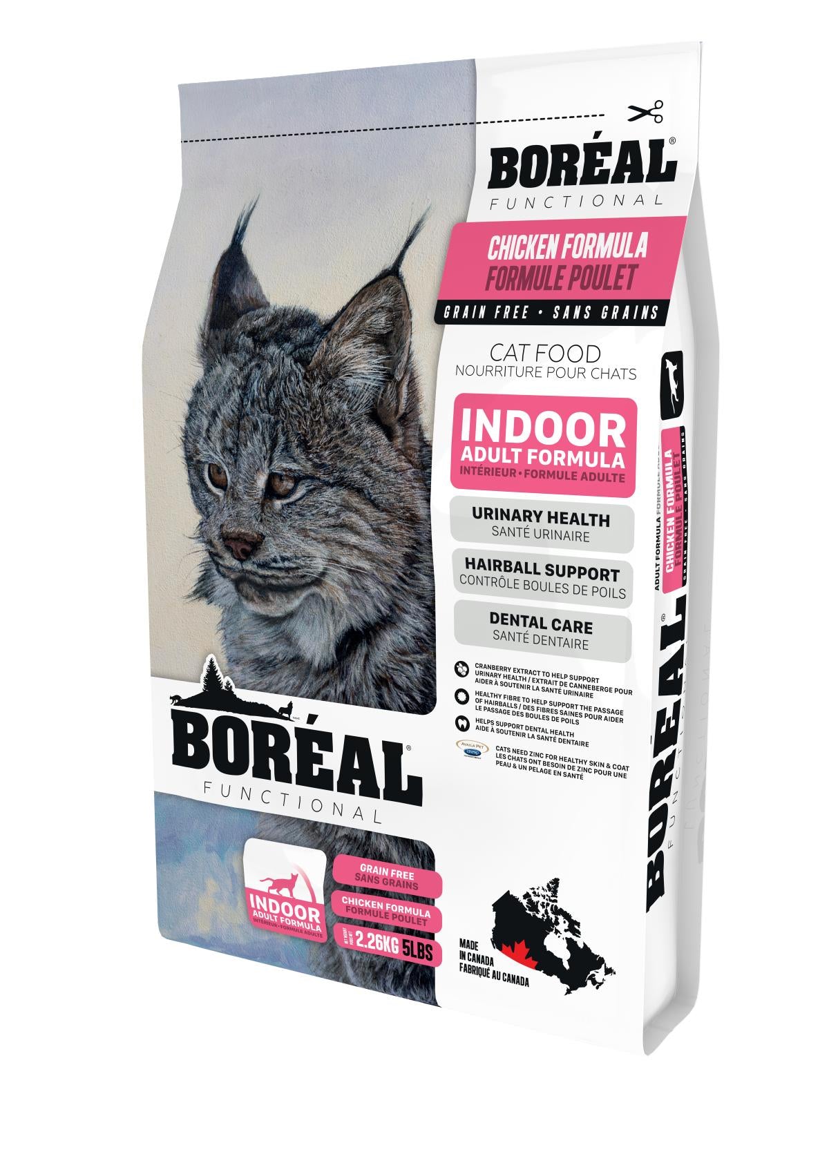 Boreal Premium Indoor Cat Food | Grain-free Chicken Recipe