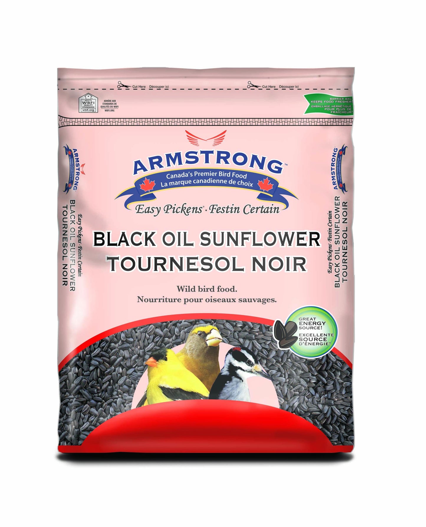 Armstrong Easy Pickens Black Oil Sunflower Seeds | 3.63 kg Bag