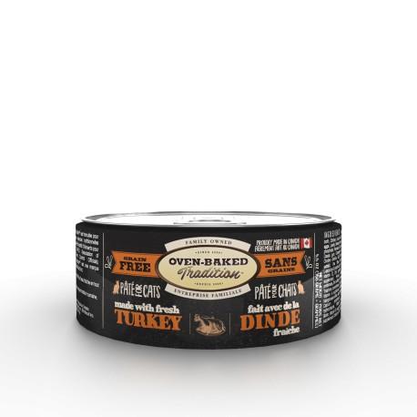 Oven-Baked Tradition Canned Adult Cat Food | Grain-Free Turkey Pate | 5.5 oz Can