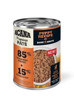 Acana Premium Canned Puppy Food | Chicken Pate in Bone Broth Recipe | 12.8 oz Can