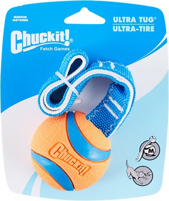 ChuckIt! Ultra Tug Rubber Ball Dog Toy