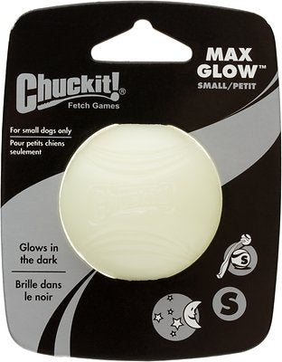 ChuckIt! Max Glow Rubber Ball Dog Toy