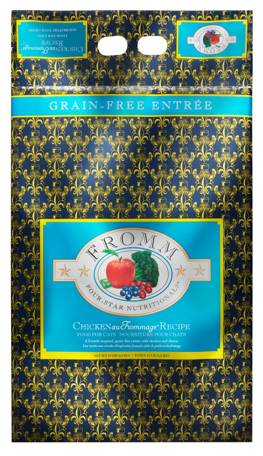 Fromm Premium Cat & Kitten Food | Four-Star Grain-Free Formula | Chicken au Frommage Recipe