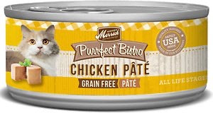 Merrick Purrfect Bistro Premium Canned Cat Food | Grain-free Recipe | Chicken Pate Recipe