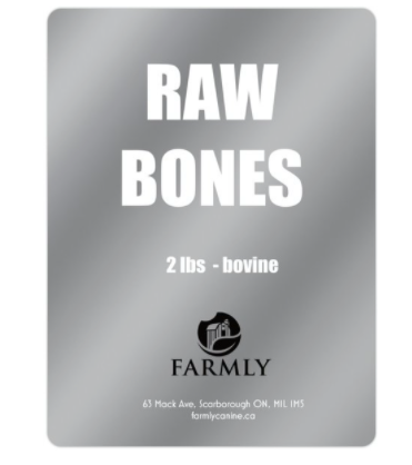 Farmly Raw Bovine Bones | 2 lbs